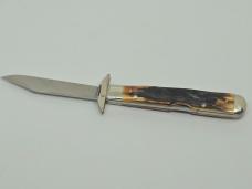 1971 CASE XX USA 5111 1/2 Stag CHEETAH Swing Guard Lockback Knife 9 dots SMALL tang stamp