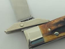 1971 CASE XX USA 5111 1/2 Stag CHEETAH Swing Guard Lockback Knife 9 dots SMALL tang stamp