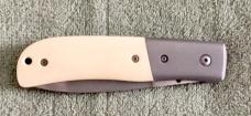 Custom C H (Charlie) Morris Frisco City, AL Tactical Liner Lock Knife Mint