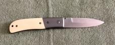 Custom C H (Charlie) Morris Frisco City, AL Tactical Liner Lock Knife Mint