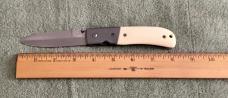 Custom C H (Charlie) Morris Frisco City, AL Tactical Liner Lock Knife Mint
