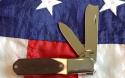 1976 Queen Razor Barlow (Queen Steel #25) Knife w/ Derlin Handles -NOS