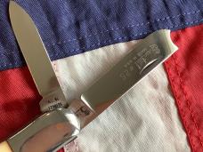 1976 Queen Razor Barlow (Queen Steel #25) Knife w/ Derlin Handles -NOS