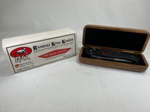 RANDALL KING KNIVES USA Premiere Edition Black Swift-Striker I Auto w/ OMP BOX