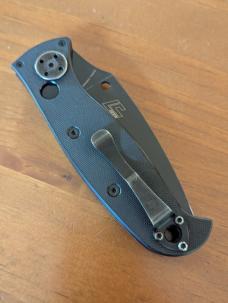 Spyderco Autonomy 2 Automatic Knife Black G-10 (3.5" Black Full Serr LC200N)