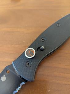 Spyderco Autonomy 2 Automatic Knife Black G-10 (3.5" Black Full Serr LC200N)
