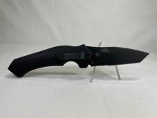 2008 ZERO TOLERANCE 0610ST Combo Tanto Safety Lock Button Automat IN POUCH