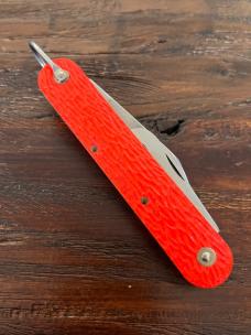 VINTAGE ORANGE CAMILLUS MC-1 PARATROOPER POCKET KNIFE