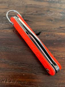 VINTAGE ORANGE CAMILLUS MC-1 PARATROOPER POCKET KNIFE