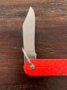 VINTAGE ORANGE CAMILLUS MC-1 PARATROOPER POCKET KNIFE