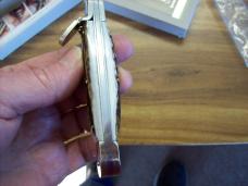 Hubertus Knife Solingen, Germany Large Size 11 Spear-Point Blade Genuine Stag/Antler NIB