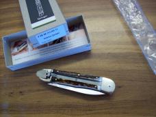Hubertus Knife Solingen, Germany Large Size 11 Spear-Point Blade Genuine Stag/Antler NIB