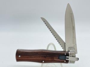 MIKOV KNIVES 241 Spear Point & Saw 2-Blade Leverlock Automatic Predator