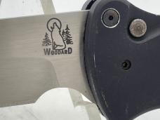 WOODARD USA Combat Black Push Button Automatic 