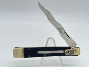 HUBERTUS KNIVES Genuine Buffalo Horn Kris Leverlock Automatic 
