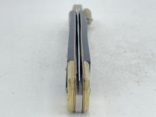HUBERTUS KNIVES Genuine Buffalo Horn Kris Leverlock Automatic 