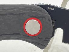 RED HORSE KNIFE WORKS Carbon Fiber Hell Razor Automatic w/ OMP Box