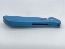 DYNAMIC KNIFE DESIGN USA Blue Python Push Button Automatic w/ OMP Box
