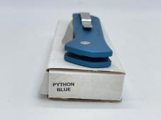 DYNAMIC KNIFE DESIGN USA Blue Python Push Button Automatic w/ OMP Box