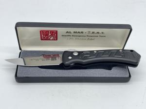 AL MAR USA First Production Run Mini SERT Black Automatic w OMP Box