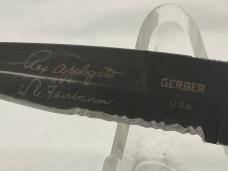 GERBER USA 0870315E Black Applegate-Fairbairn Half Serrated Covert Auto