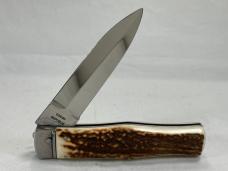 MIKOV KNIVES 241 Genuine Stag Spear Point Leverlock Automatic Predator