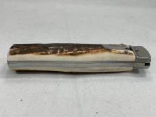 MIKOV KNIVES 241 Genuine Stag Spear Point Leverlock Automatic Predator
