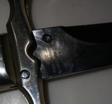  A.G.A. CAMPOLIN "13 BATWING WITH  GENUINE STAG HORN SCALES 