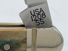 2014 CASE I208 SS Genuine Mammoth Ivory Half Whittler w/ OMP BOX