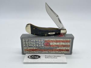 2013 CASE TBBH1110 SS Genuine Buffalo Horn Saddlehorn w/ OMP Box