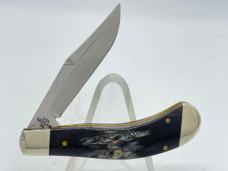 2013 CASE TBBH1110 SS Genuine Buffalo Horn Saddlehorn w/ OMP Box