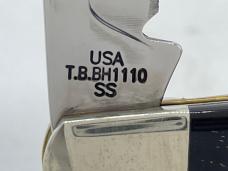 2013 CASE TBBH1110 SS Genuine Buffalo Horn Saddlehorn w/ OMP Box