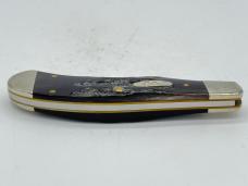 2013 CASE TBBH1110 SS Genuine Buffalo Horn Saddlehorn w/ OMP Box