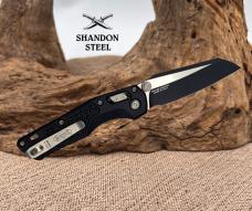 Microtech MSI RAM LOK Mini Tan Frag Aluminum Handles w/ Apocalyptic M390MK