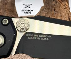 Microtech MSI RAM LOK Mini Tan Frag Aluminum Handles w/ Apocalyptic M390MK