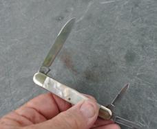 Frank Buster Pearl Whittler Gator Cutlery Club Knife Tampa FL Show 1982 1 Of 100