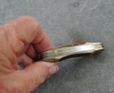 Parker Frost Wostenholm 3 Blade Canoe UK Made Early 70's Mint Tarnish Thick Gnarly Stag!
