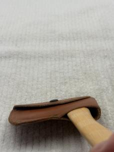 LL Bean Inc Freeport Maine Miniature Belt Axe or Camping Axe With Sheath (2)