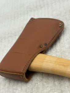 LL Bean Inc Freeport Maine Miniature Belt Axe or Camping Axe With Sheath (2)