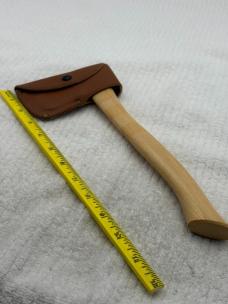 LL Bean Inc Freeport Maine Miniature Belt Axe or Camping Axe With Sheath (2)