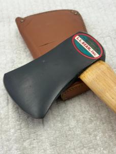 LL Bean Inc Freeport Maine Miniature Belt Axe or Camping Axe With Sheath (2)