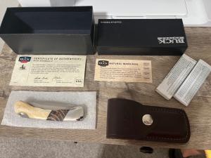 2009 Buck 500 Duke Mammoth Tooth and Camel Bone 1 of 200 New in Box