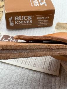 Buck Knives USA Saw Buck Model 15400 New In Box With Papers And Sheath
