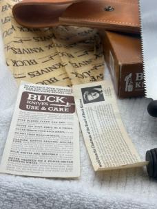 Buck Knives USA Saw Buck Model 15400 New In Box With Papers And Sheath