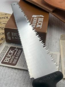 Buck Knives USA Saw Buck Model 15400 New In Box With Papers And Sheath