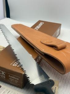 Buck Knives USA Saw Buck Model 15400 New In Box With Papers And Sheath