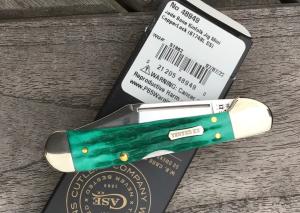 Case XX 2022 Mini Copperlock Jade Bone Kinfolk Jig Lock-back Gorgeous!