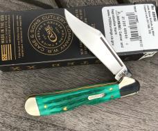 Case XX 2022 Mini Copperlock Jade Bone Kinfolk Jig Lock-back Gorgeous!