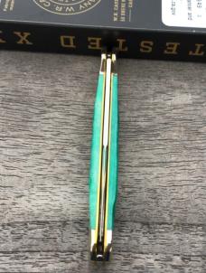 Case XX 2022 Mini Copperlock Jade Bone Kinfolk Jig Lock-back Gorgeous!