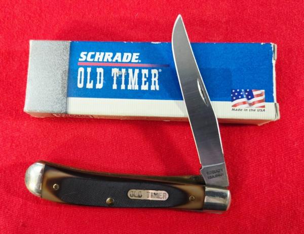 Schrade 194OT Gunstock Trapper U.S.A. Schrade 194OT Gunstock Trapper U.S.A.